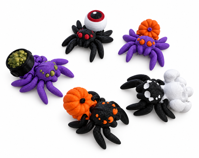 3D Printed tiny Jumping Spider