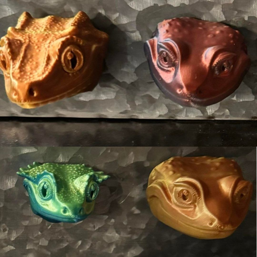 Reptile Head Magnets